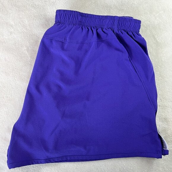Women's Asics Running Shorts | Lined | Purple | Medium | Polyester & Spandex - Picture 3 of 11